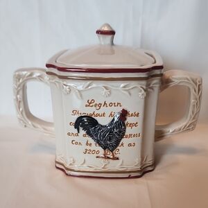 Arket White Ceramic Bowl with Black Stamp Logo